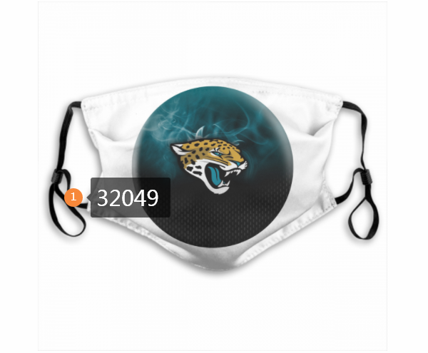 NFL 2020 Jacksonville Jaguars 121 Dust mask with filter->nfl dust mask->Sports Accessory